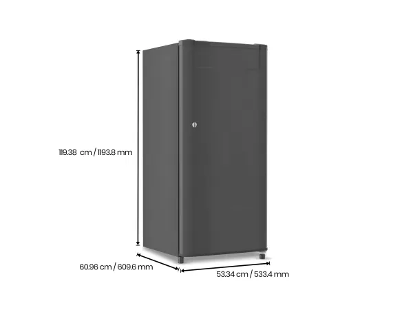 Hugo Queen Size Bed with Fridge   Single Door